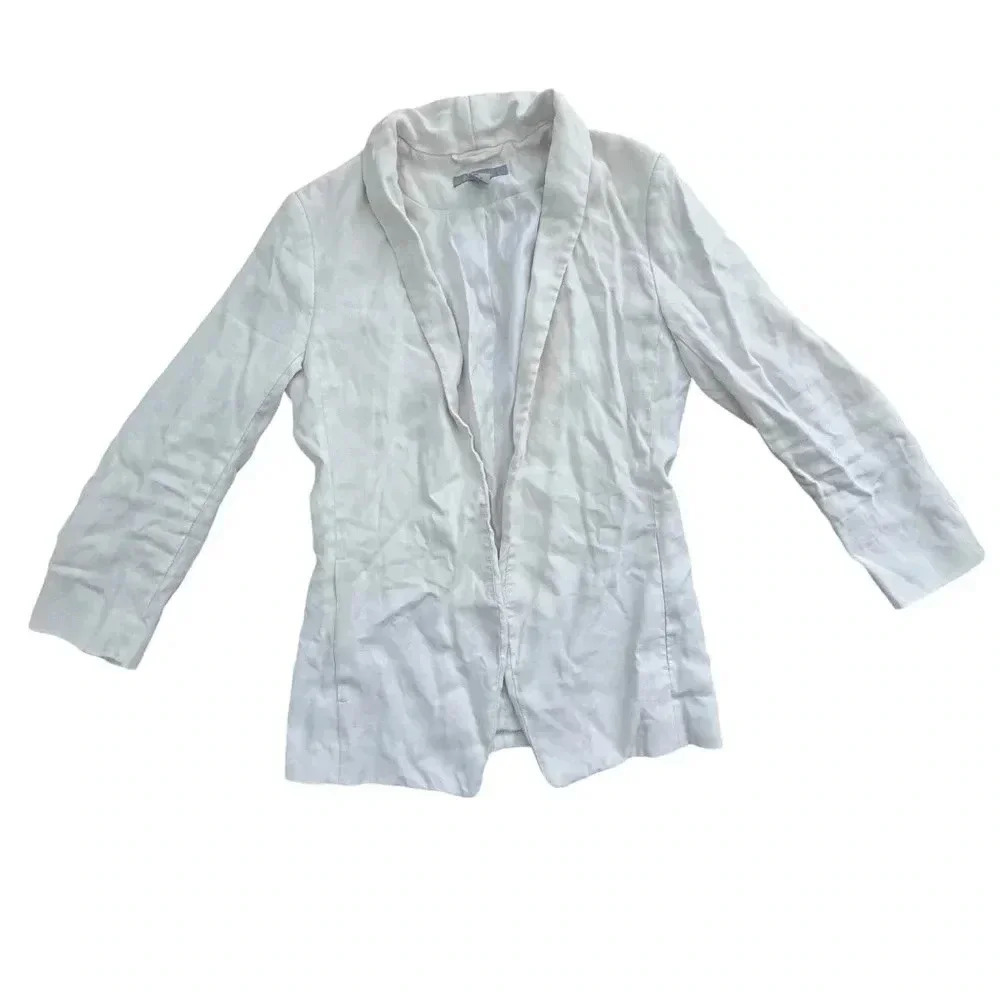H&M Cream Blazer with Pockets Business Casual Office Jacket, size 4 or Small